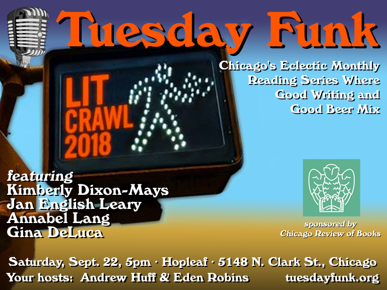 Tuesday Funk at Lit Crawl Chicago 9-22-18