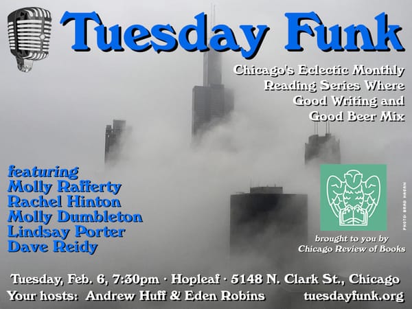 Reminder: Tuesday Funk #113 is tonight!