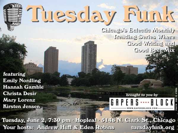 Reminder: Tuesday Funk #82 is tonight!